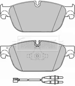 Комплект тормозных колодок BORG & BECK BBP2284