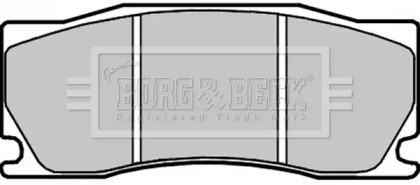 Комплект тормозных колодок BORG & BECK BBP2296