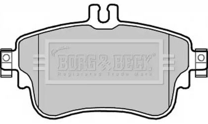 Комплект тормозных колодок BORG & BECK BBP2345