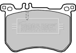 Комплект тормозных колодок BORG & BECK BBP2378