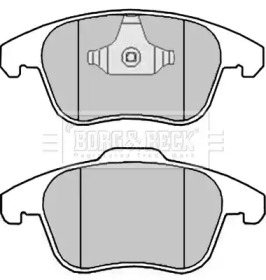 Комплект тормозных колодок BORG & BECK BBP2383