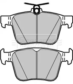 Комплект тормозных колодок BORG & BECK BBP2402