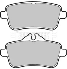 Комплект тормозных колодок BORG & BECK BBP2417
