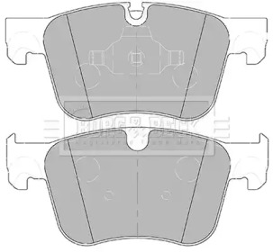 Комплект тормозных колодок BORG & BECK BBP2453