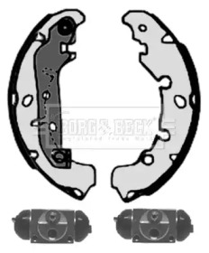 Комлект тормозных накладок BORG & BECK BBS1122K