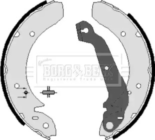 Комлект тормозных накладок BORG & BECK BBS6045