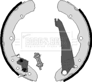 Комлект тормозных накладок BORG & BECK BBS6051