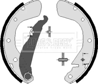 Комлект тормозных накладок BORG & BECK BBS6252