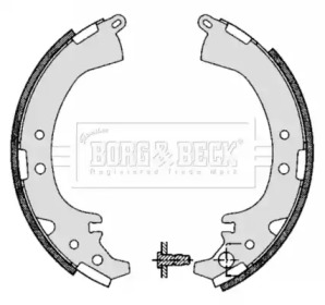 Комлект тормозных накладок BORG & BECK BBS6292