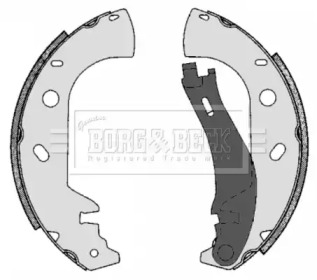 Комлект тормозных накладок BORG & BECK BBS6301