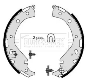 Комлект тормозных накладок BORG & BECK BBS6336