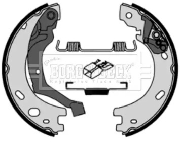 Комлект тормозных накладок BORG & BECK BBS6394