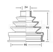 Пыльник BORG & BECK BCB2255