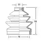 Пыльник BORG & BECK BCB2292