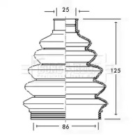 Пыльник BORG & BECK BCB2302R