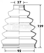 Пыльник BORG & BECK BCB2371