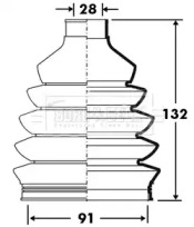 Пыльник BORG & BECK BCB2386