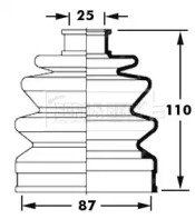 Пыльник BORG & BECK BCB2387