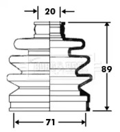 Пыльник BORG & BECK BCB2396