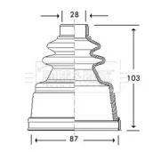 Пыльник BORG & BECK BCB2775