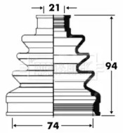 Пыльник BORG & BECK BCB2821