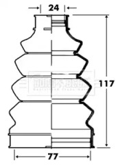 Пыльник BORG & BECK BCB2844