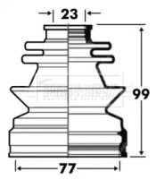 Пыльник BORG & BECK BCB2851