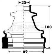 Пыльник BORG & BECK BCB2902