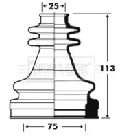 Пыльник BORG & BECK BCB2914