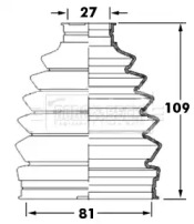 Пыльник BORG & BECK BCB6009