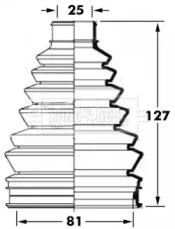 Пыльник BORG & BECK BCB6021