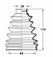 Пыльник BORG & BECK BCB6054