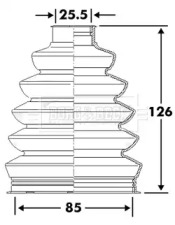 Пыльник BORG & BECK BCB6114