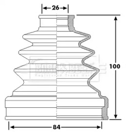 Пыльник BORG & BECK BCB6224