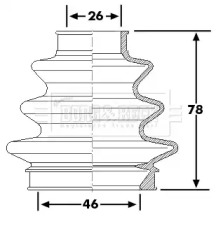 Пыльник BORG & BECK BCB6226