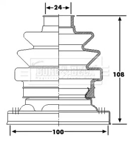 Пыльник BORG & BECK BCB6242