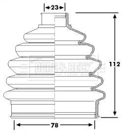 Пыльник BORG & BECK BCB6251