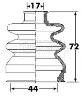 Пыльник BORG & BECK BCB6264