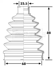 Пыльник BORG & BECK BCB6270