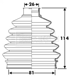 Пыльник BORG & BECK BCB6287