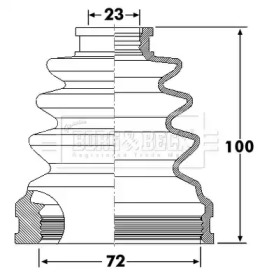 Пыльник BORG & BECK BCB6298