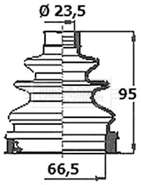 Пыльник BORG & BECK BCB6388