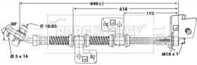 Шлангопровод BORG & BECK BBH6669