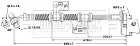 Шлангопровод BORG & BECK BBH6670