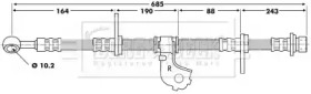 Шлангопровод BORG & BECK BBH6698