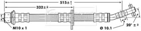 Шлангопровод BORG & BECK BBH6749