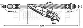 Шлангопровод BORG & BECK BBH6755