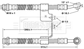 Шлангопровод BORG & BECK BBH6800