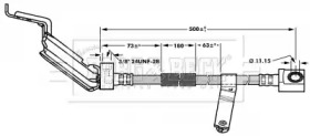 Шлангопровод BORG & BECK BBH6930