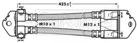 Шлангопровод BORG & BECK BBH6999